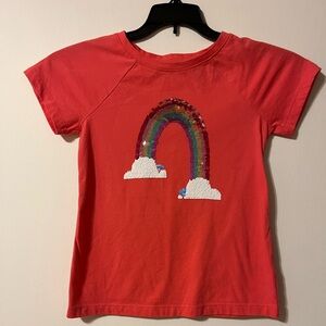 Rainbow Sequin Kids T-Shirt
